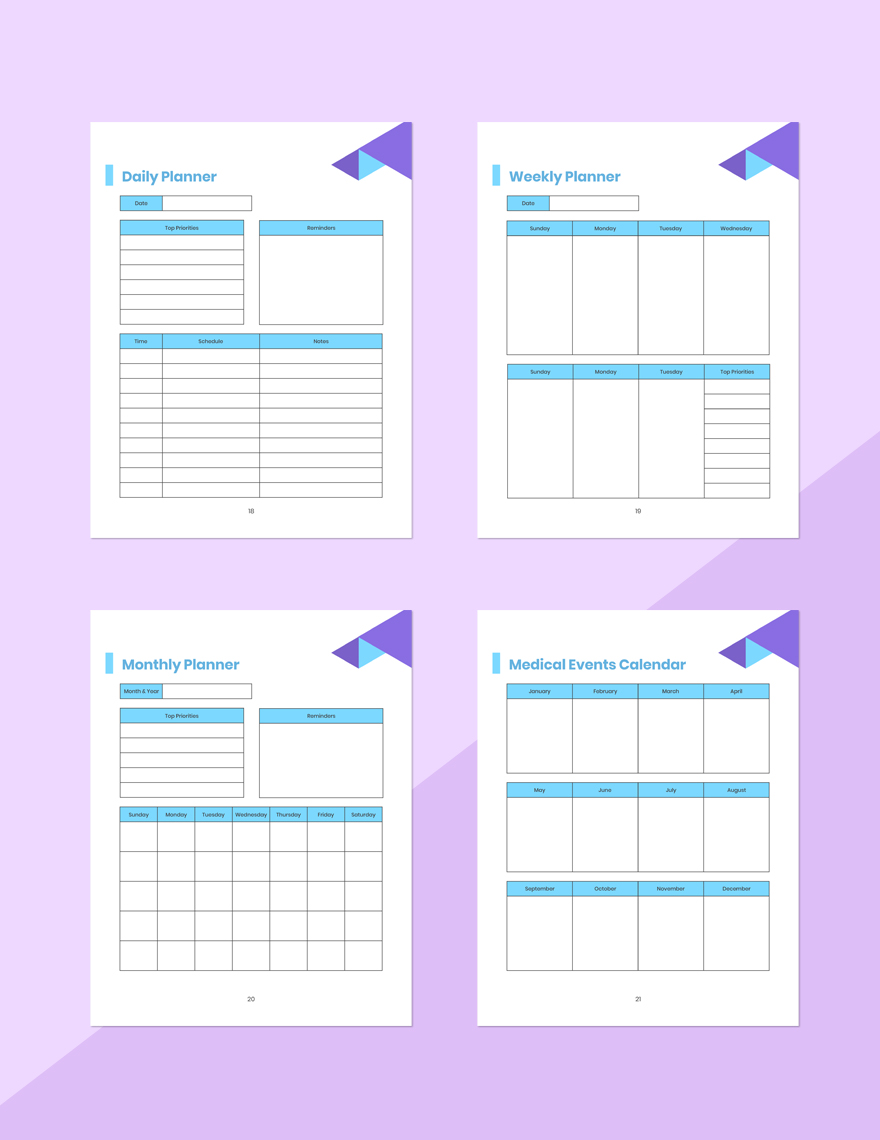 Doctor Appointment Planner Template