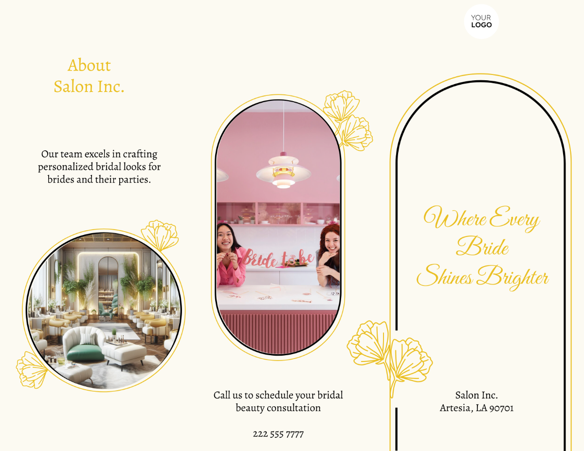 Salon Bridal Services Brochure Template - Edit Online & Download