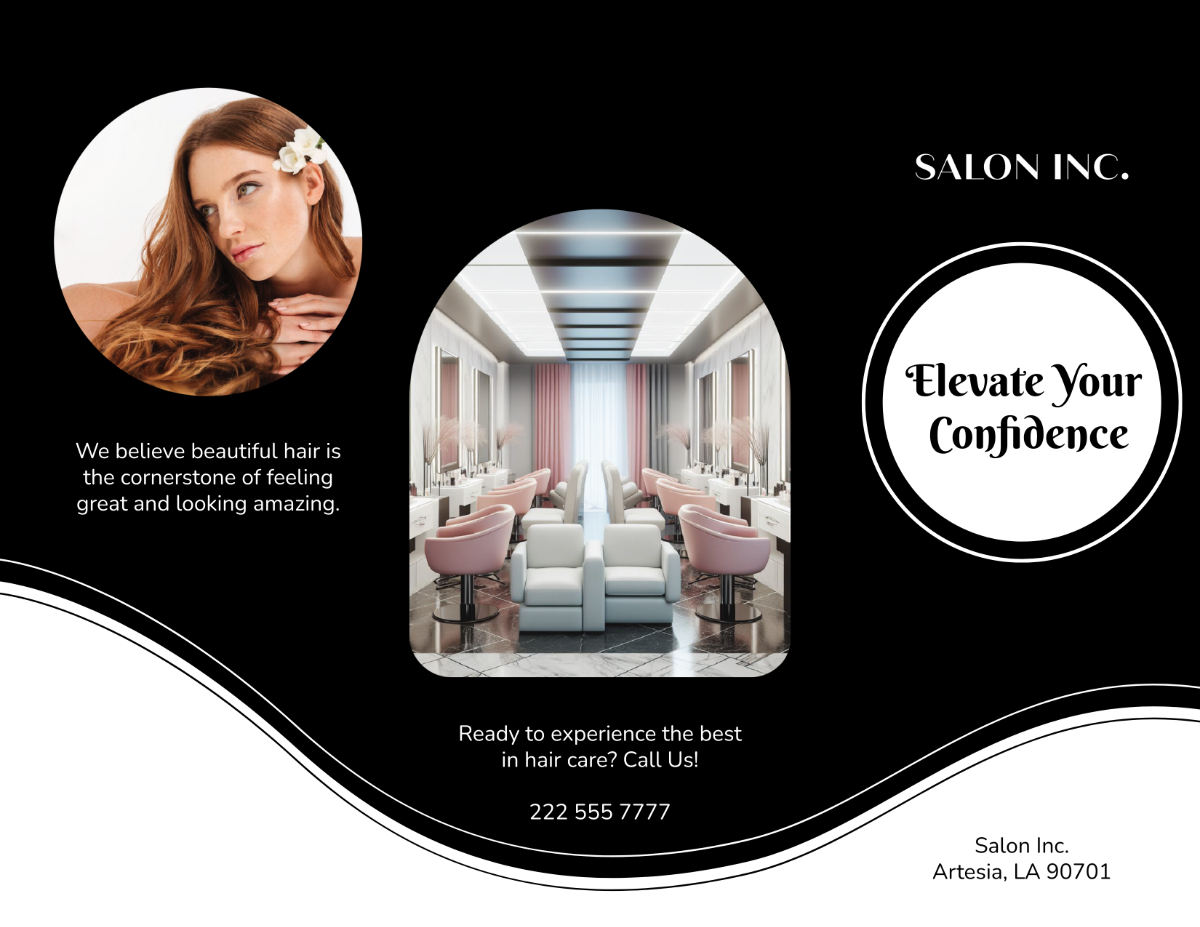 Salon Haircare Brochure Template - Edit Online & Download Example ...