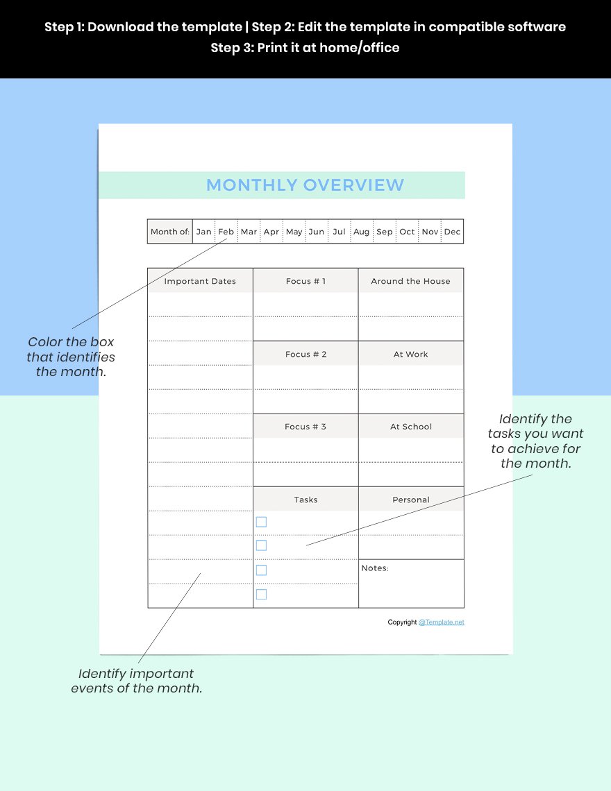 Sample Simple Digital Planner