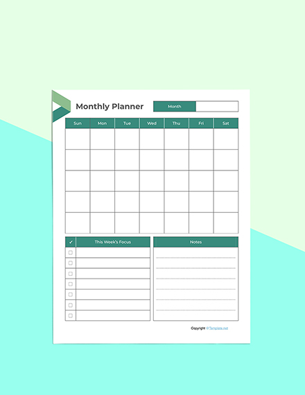 Free Printable Digital Planner Template - Word, Apple Pages | Template.net