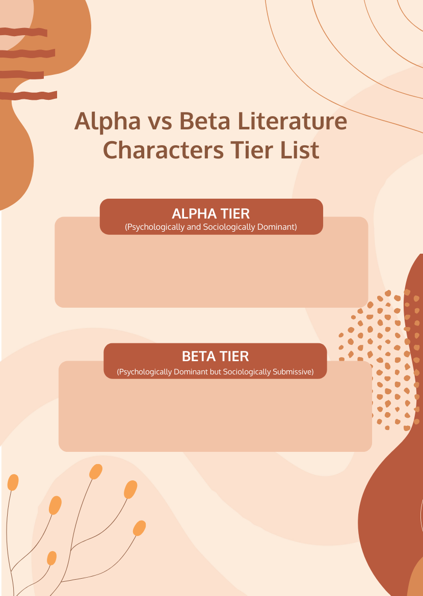 Alpha vs Beta Tier List