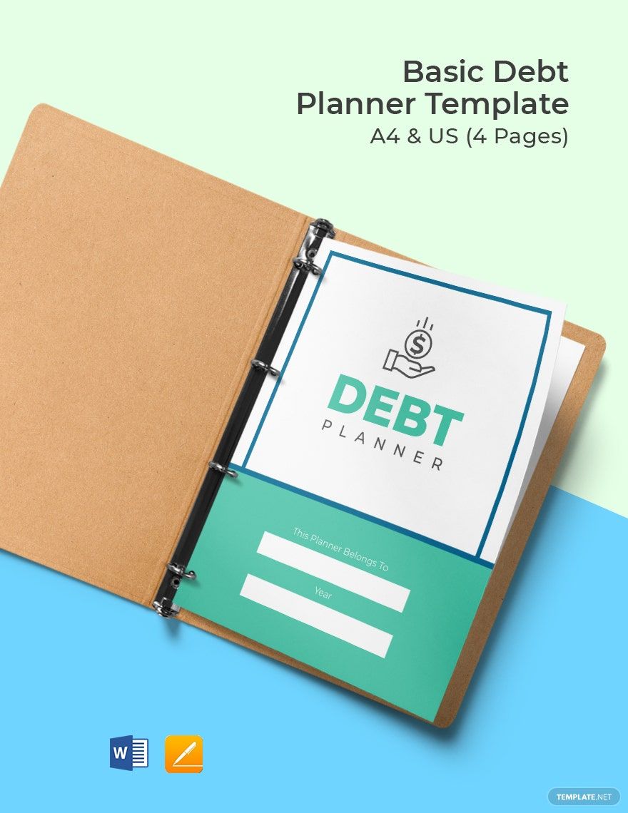 Sample Debt Planner Template
