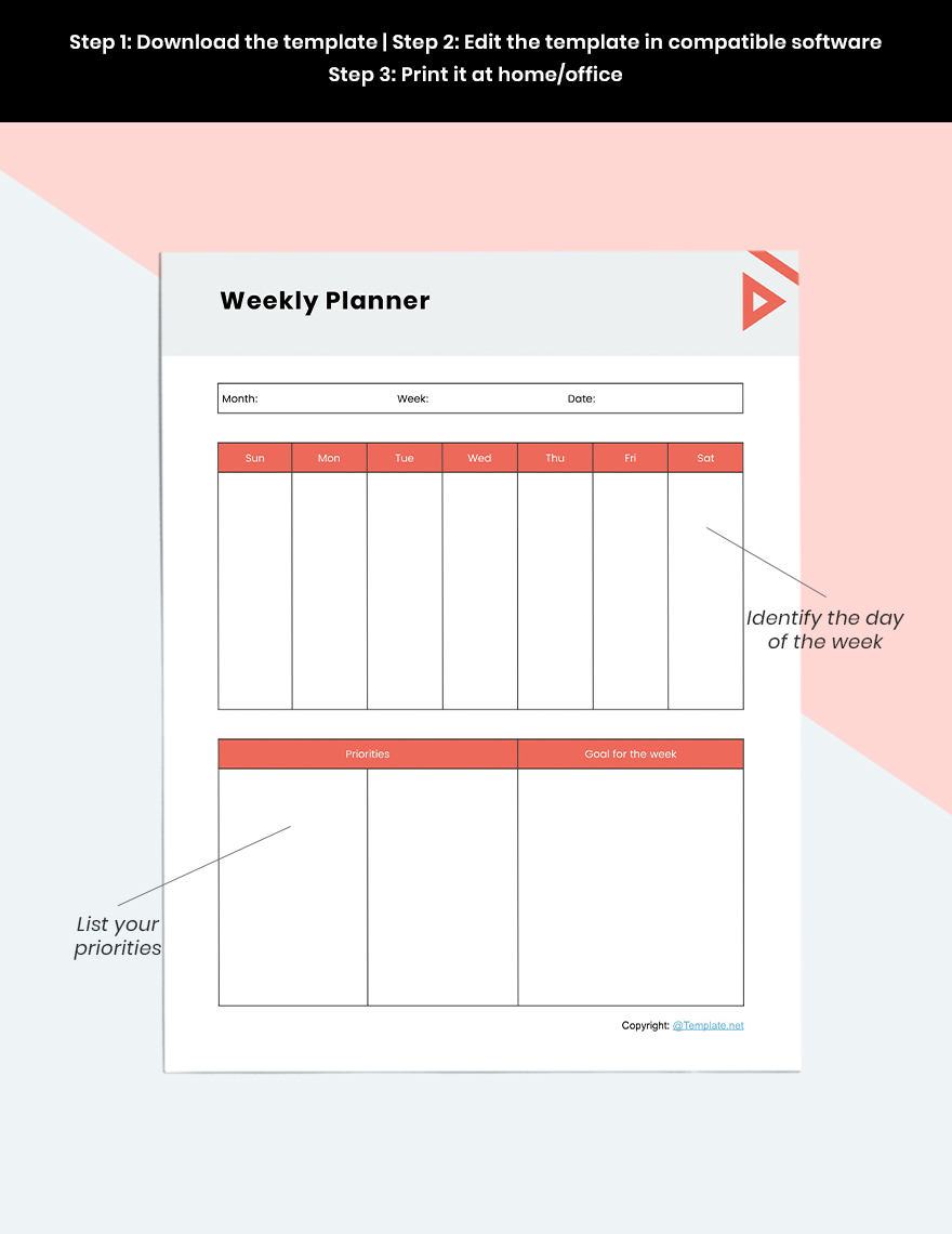 Basic Desk planner Download