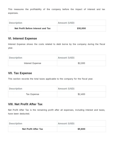 Free Salon Income Statement Template to Edit Online