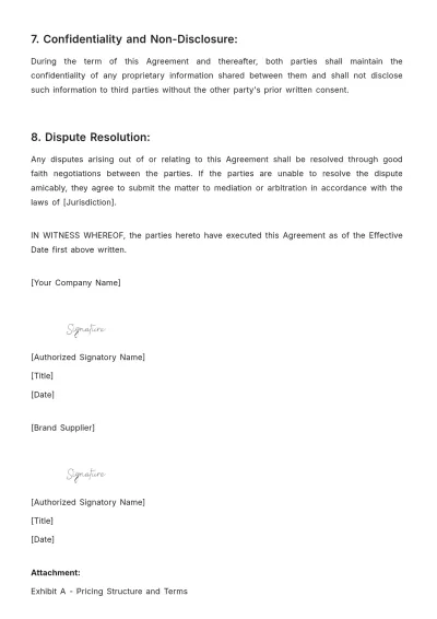 Free Salon Branding Agreement Template to Edit Online