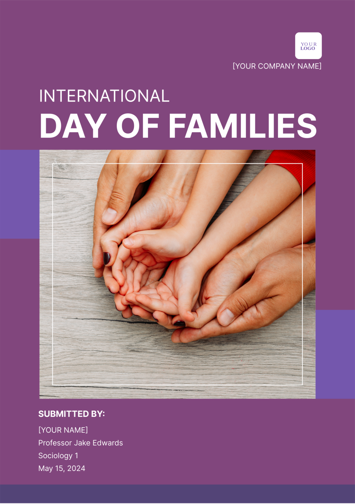 International Day of Families Essay Template - Edit Online & Download