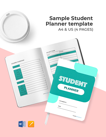 Sample Student Planner Template format