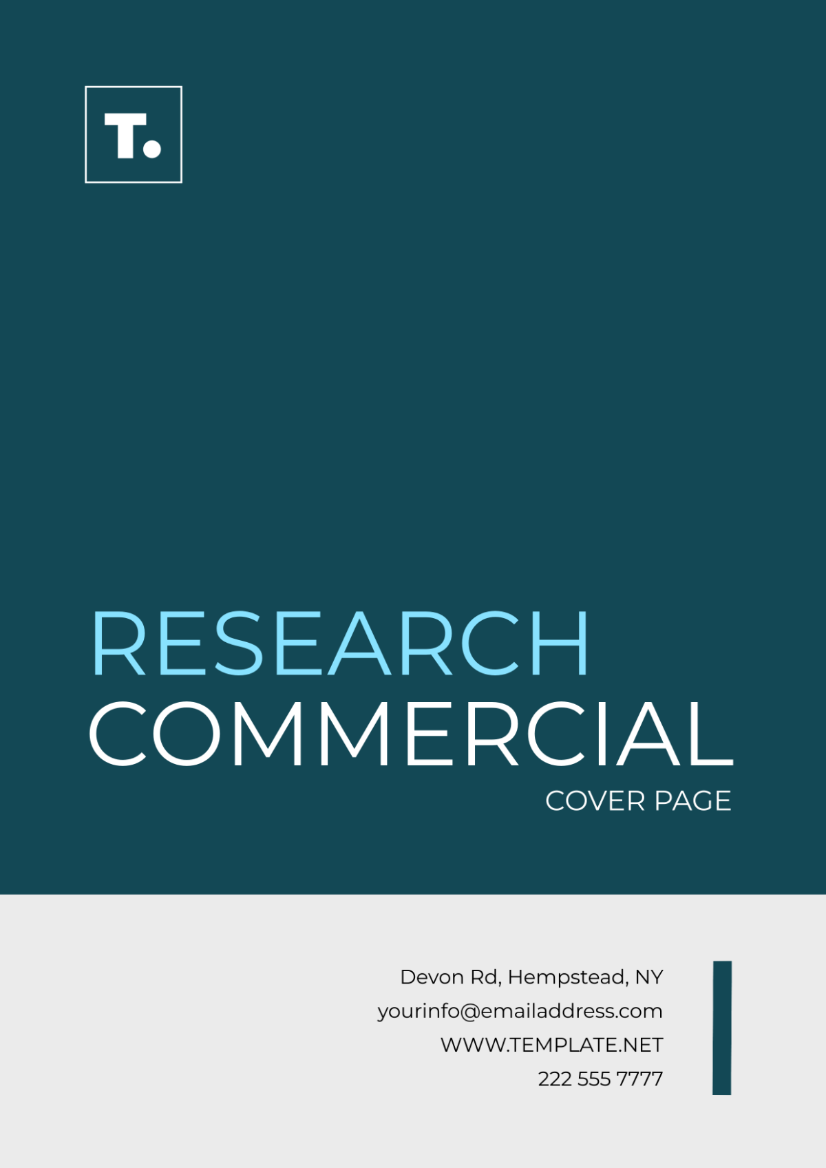 Research Commercial Cover Page