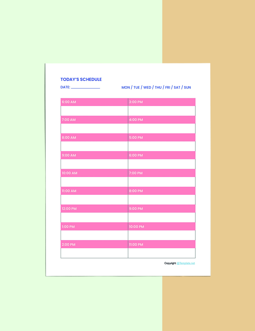 Editable Personal Planner Template Download