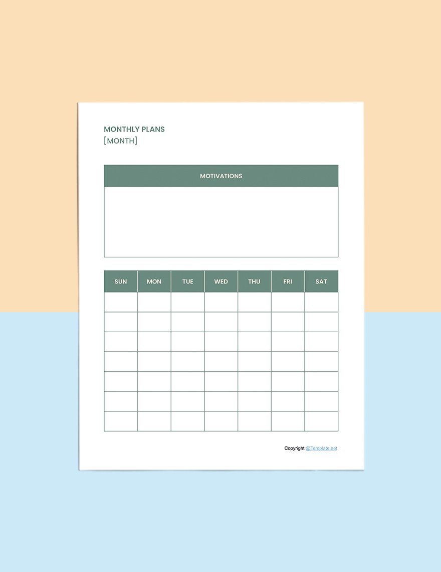 Sample Personal Planner Template Download