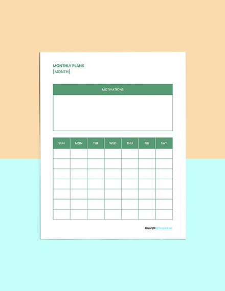 Sample Personal Planner Template Download