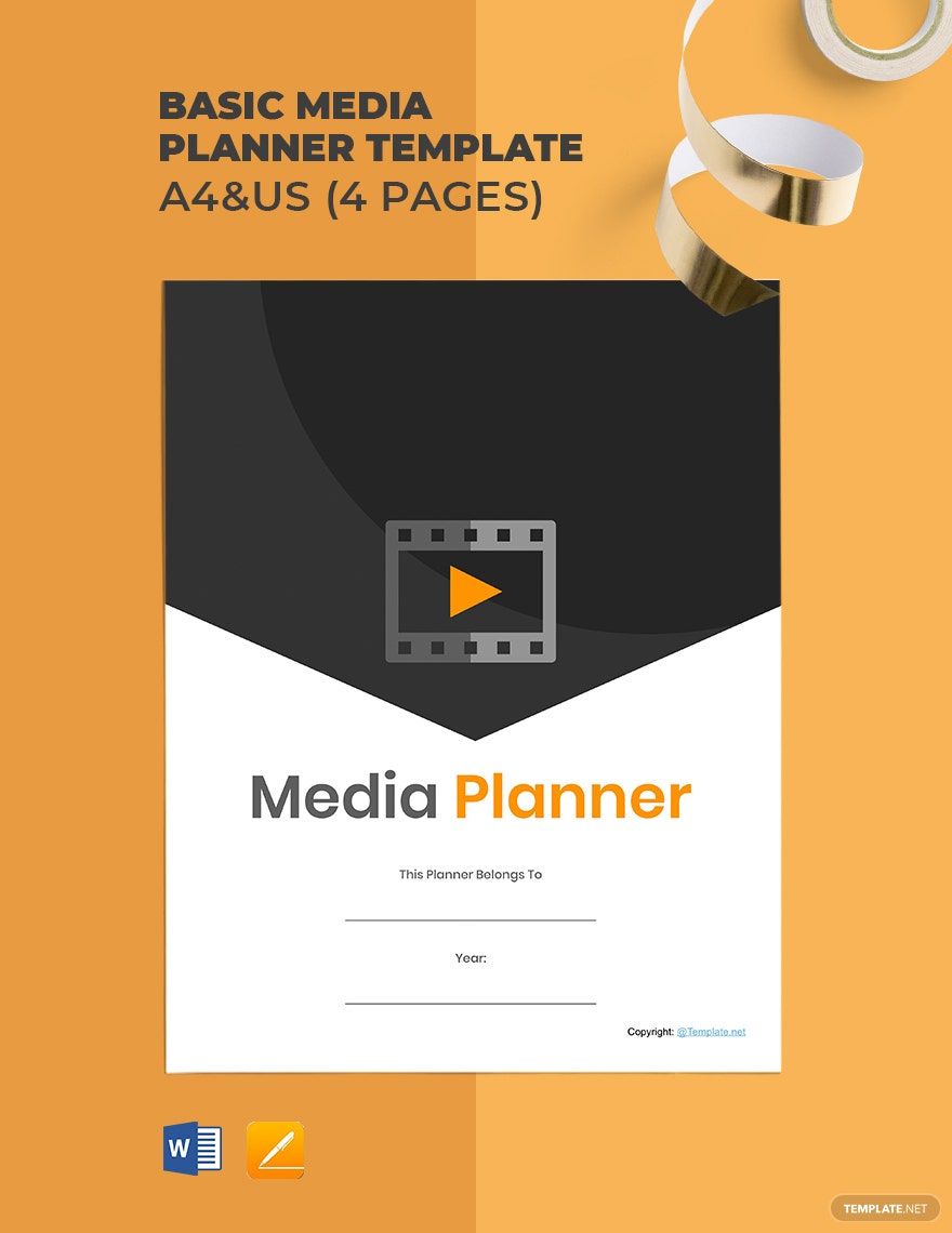 Basic Media Planner Template