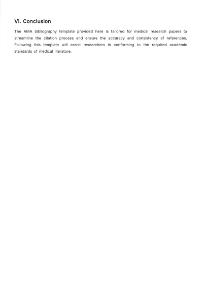 Free AMA Bibliography Template to Edit Online