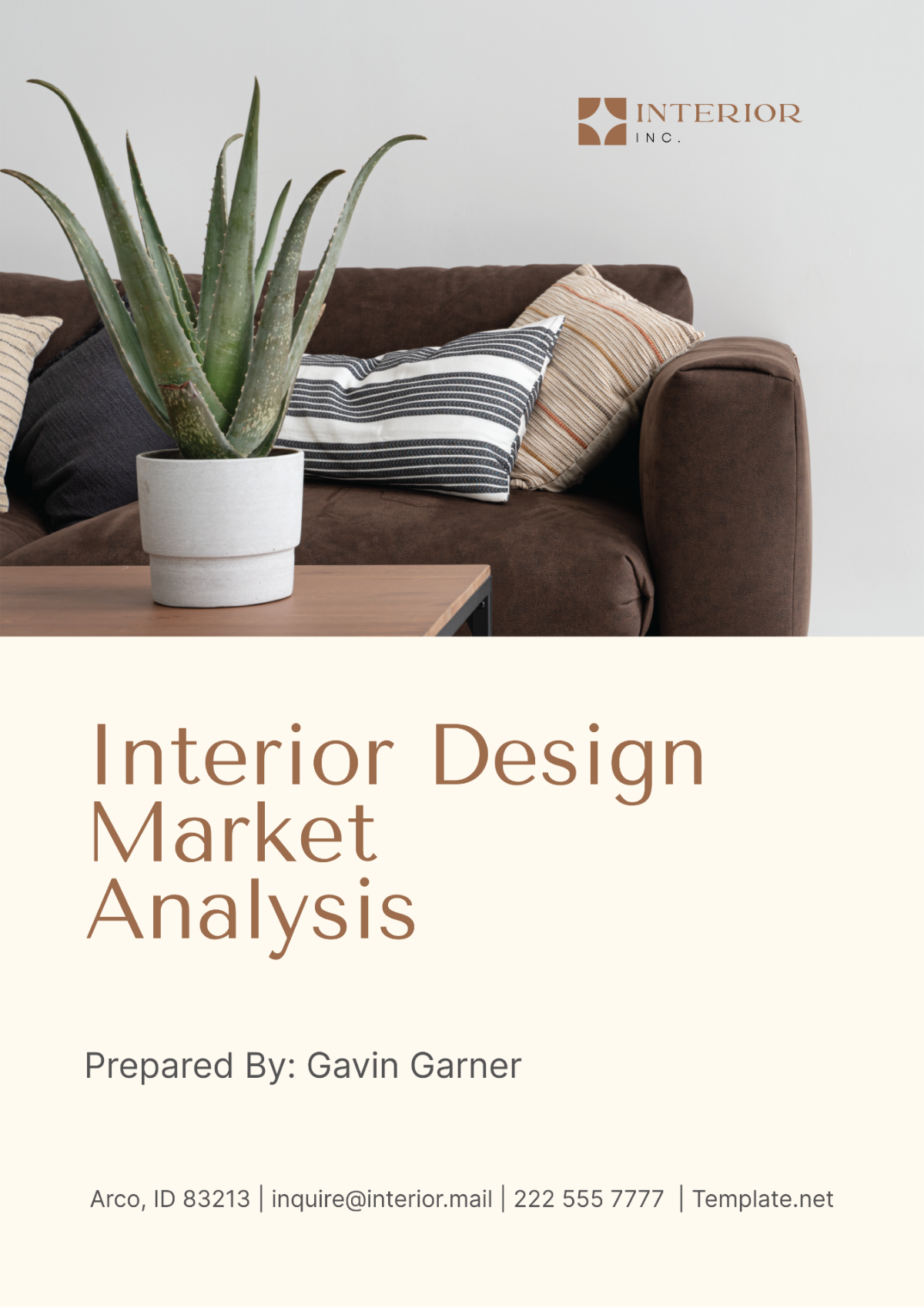 Interior Design Market Analysis Template - Edit Online & Download