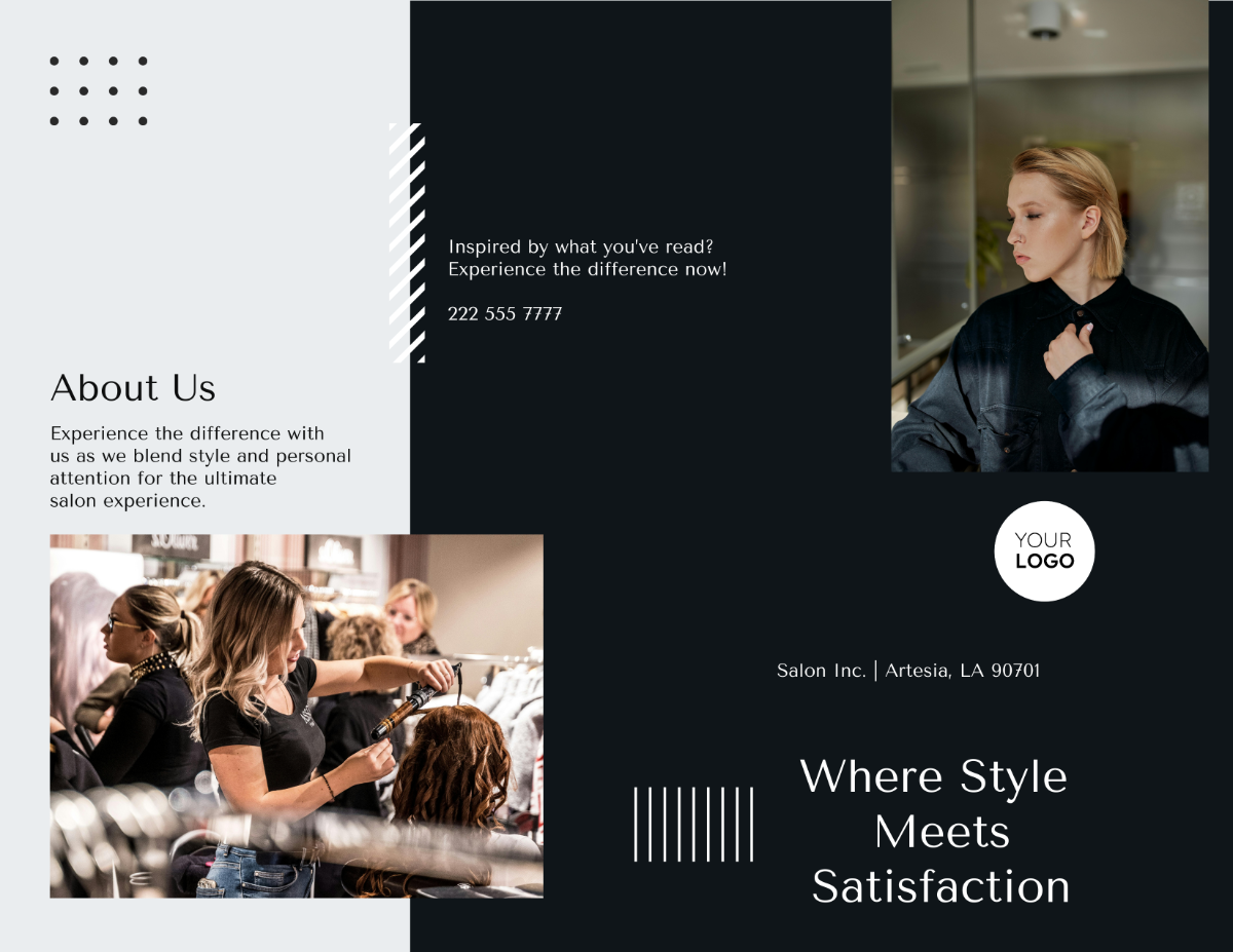 Salon Client Testimonials Brochure