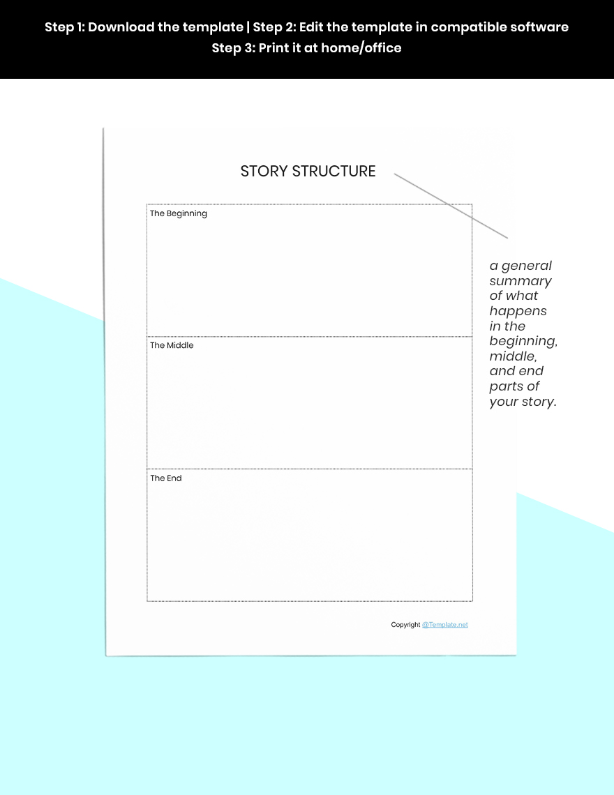 Basic Story Planner Template Sample
