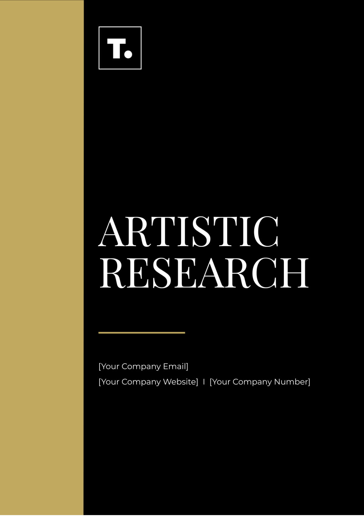 Artistic Research Template - Edit Online & Download