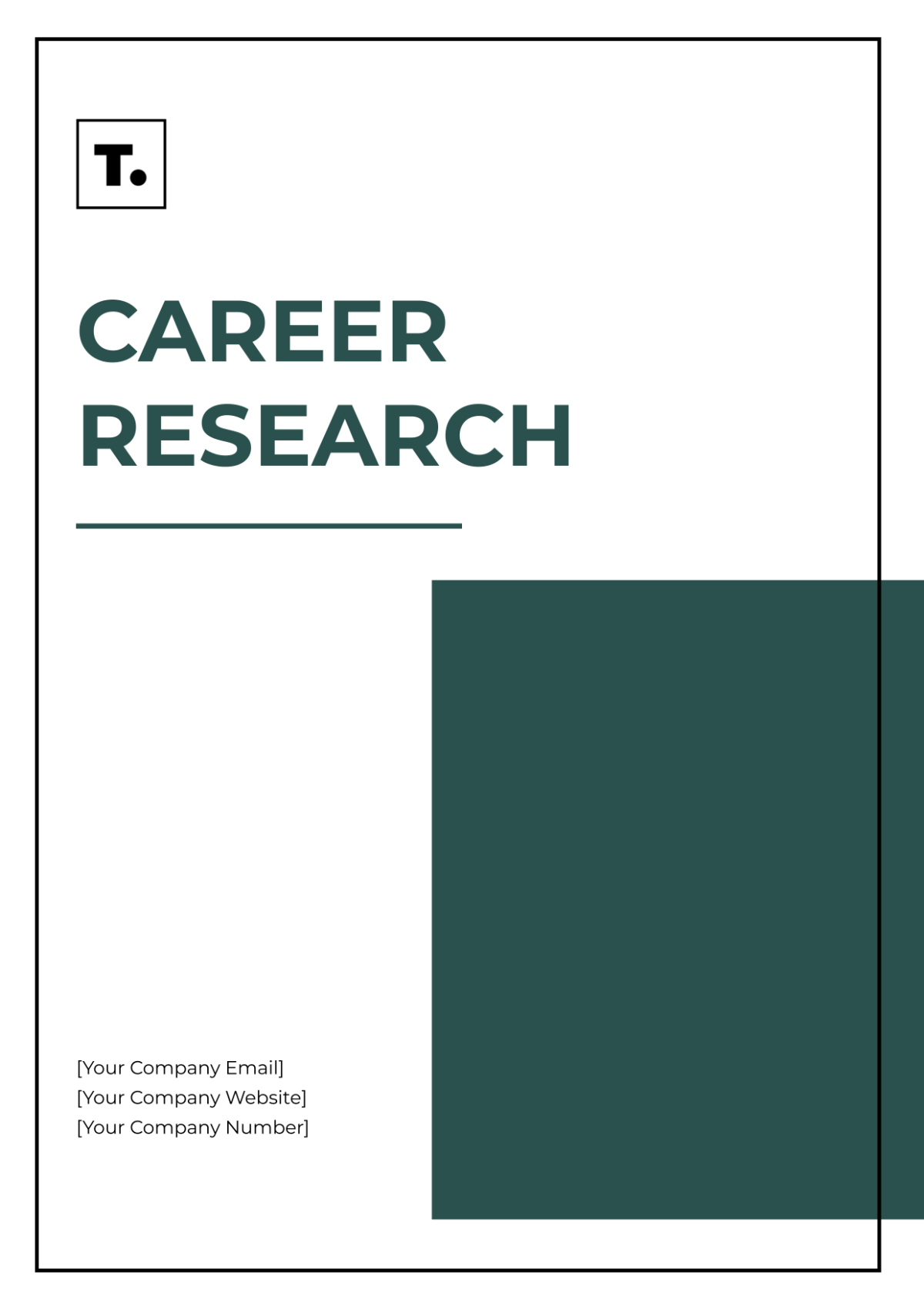 Career Research Template - Edit Online & Download