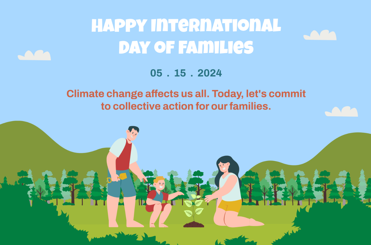 Free International Day of Families Banner Template