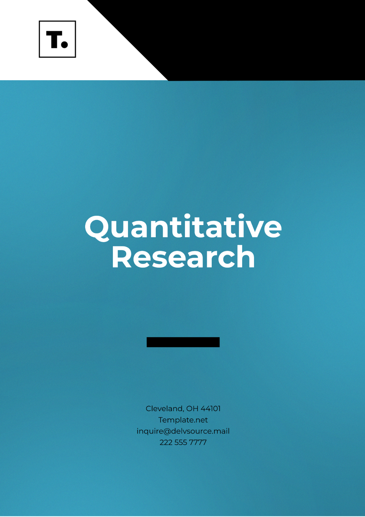 Quantitative Research Template