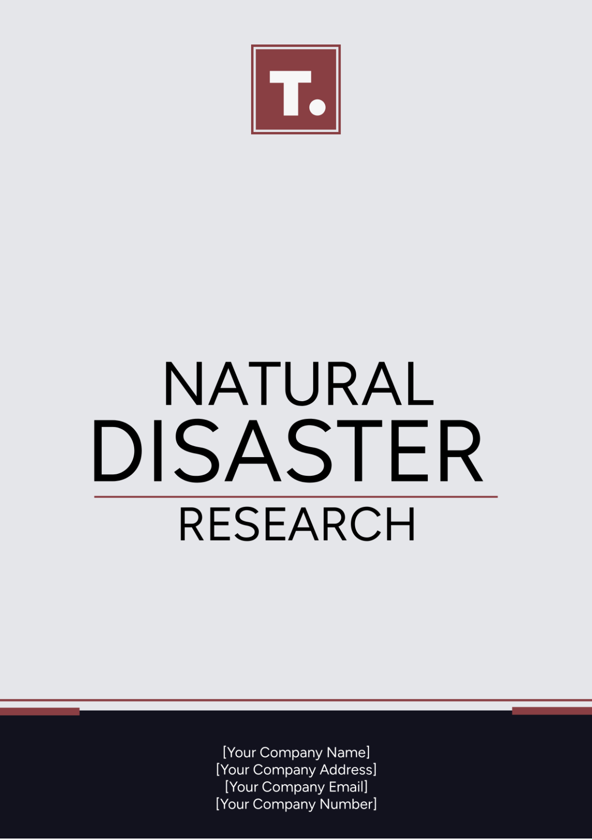 Natural Disaster Research Template - Edit Online & Download