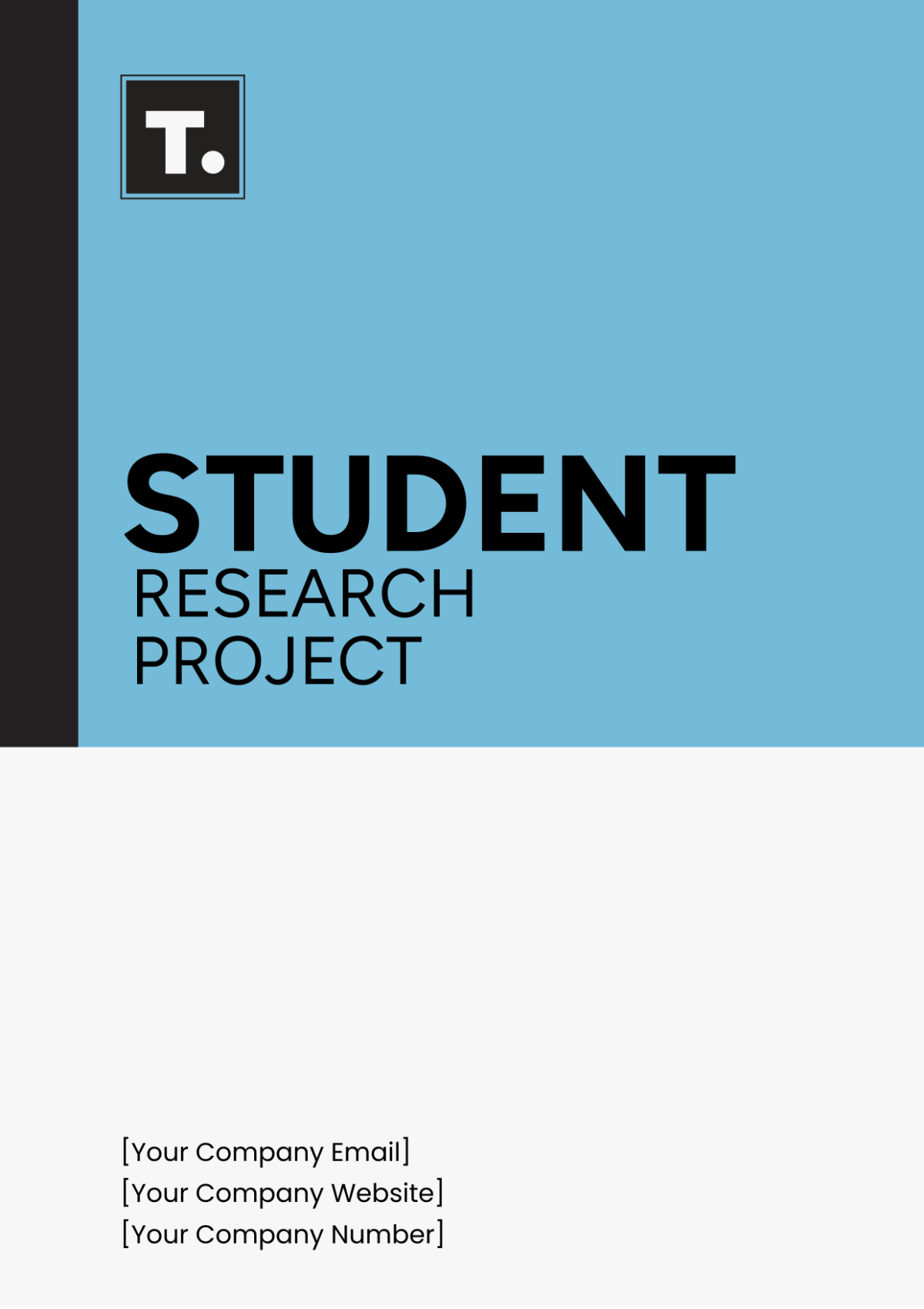 Student Research Project Template - Edit Online & Download