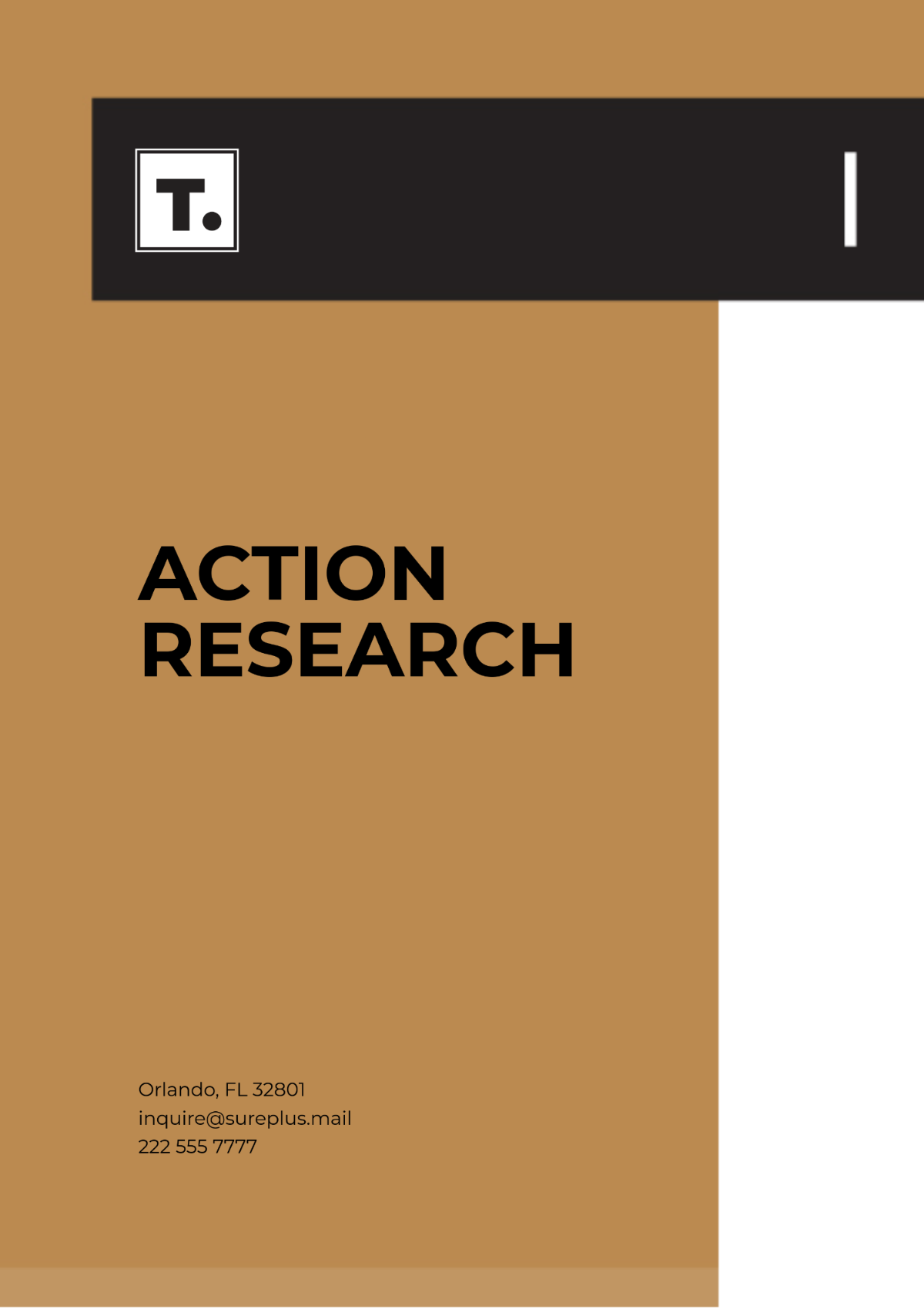 Free Action Research Template