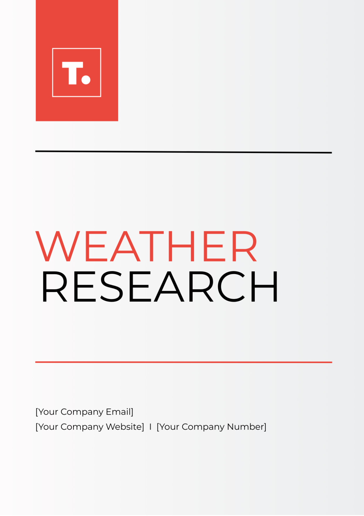 Weather Research Template - Edit Online & Download