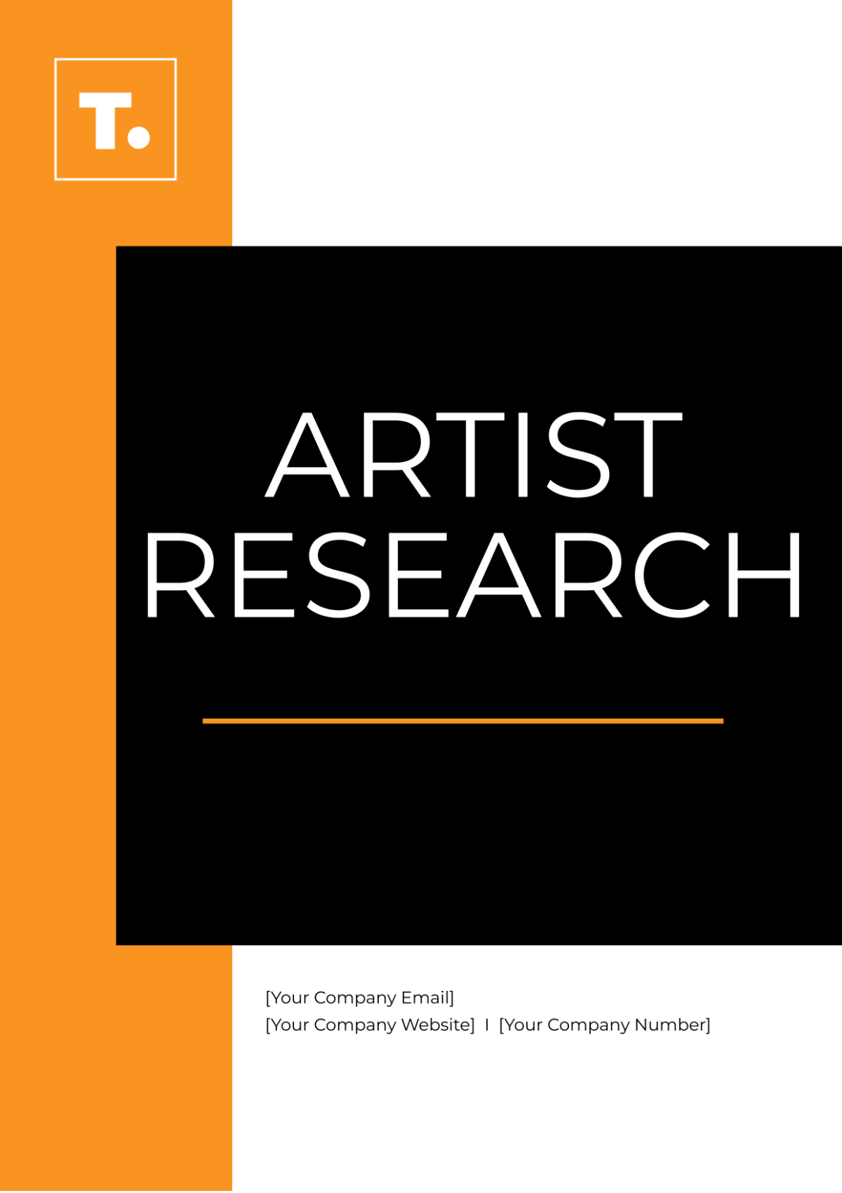 Artist Research Template - Edit Online & Download