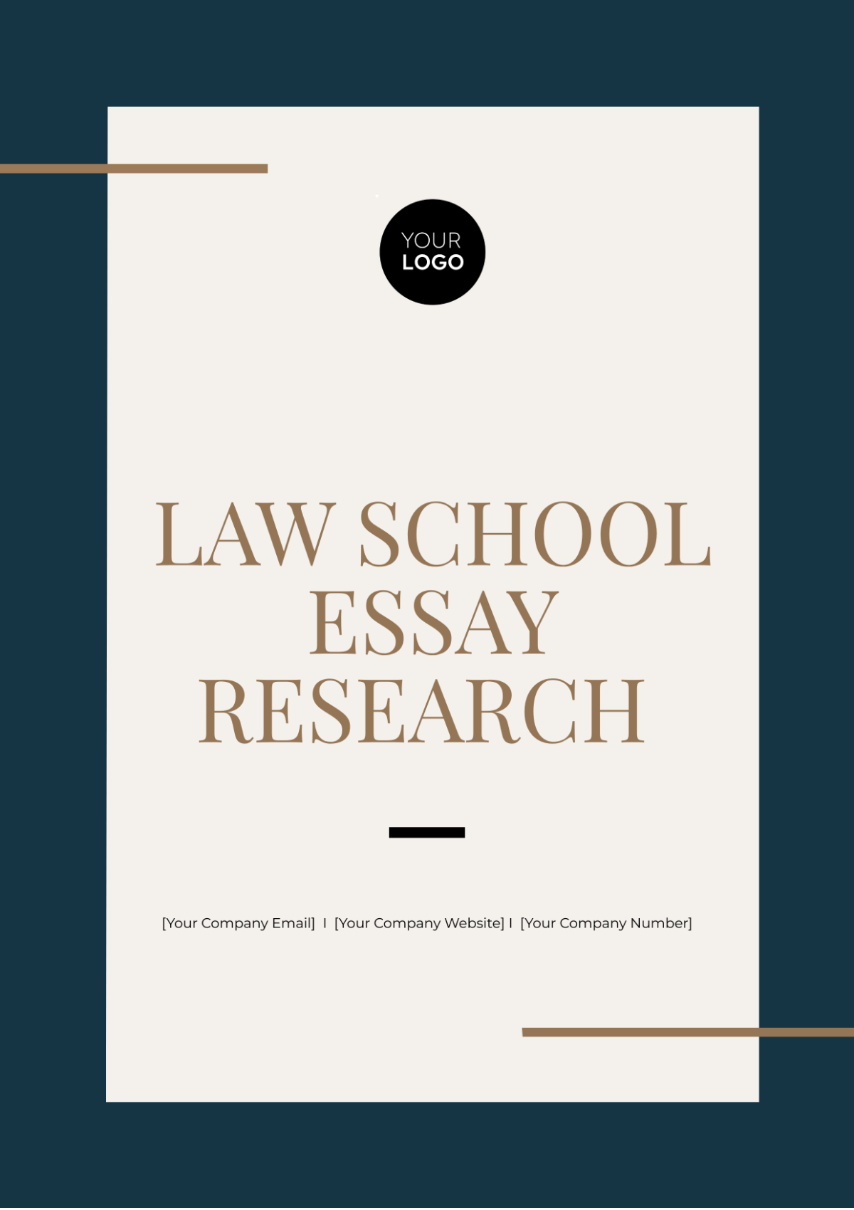 Law School Essay Research Template - Edit Online & Download