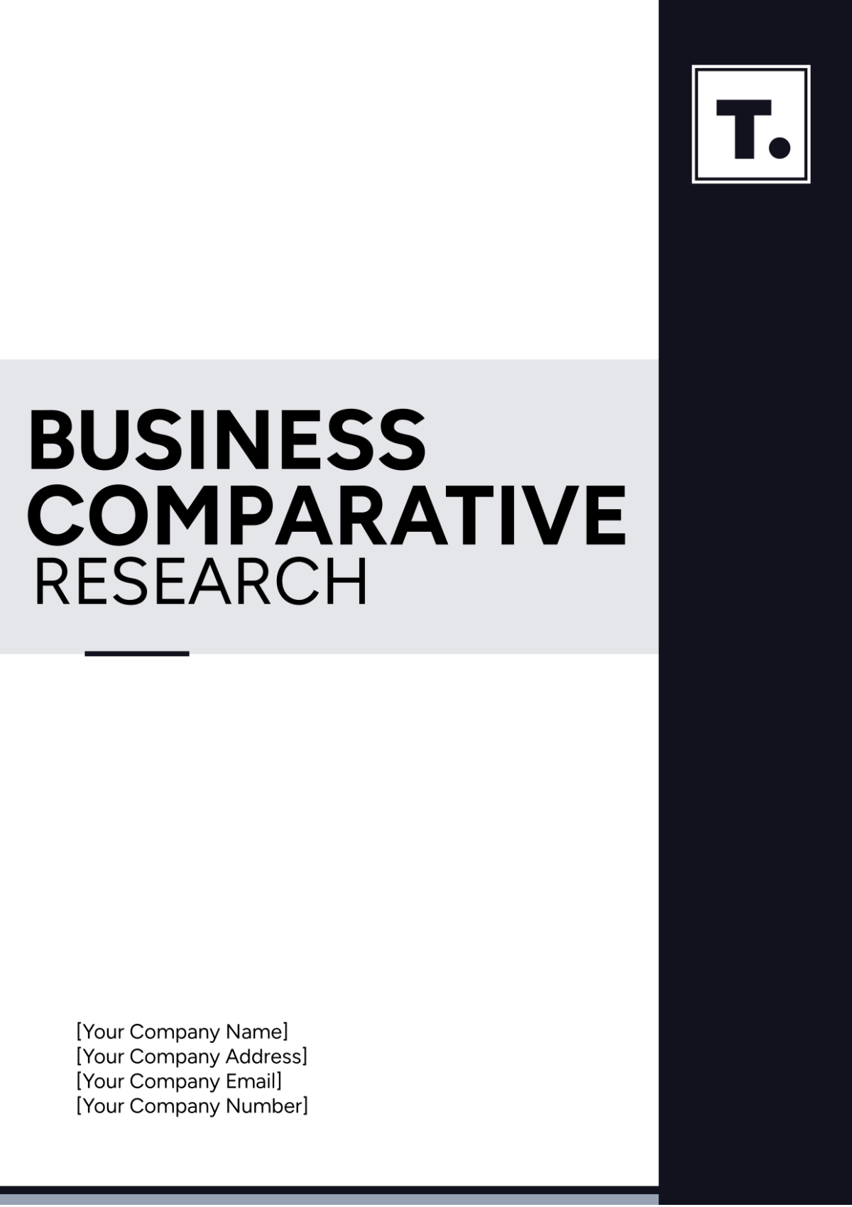 Business Comparative Research Template - Edit Online & Download