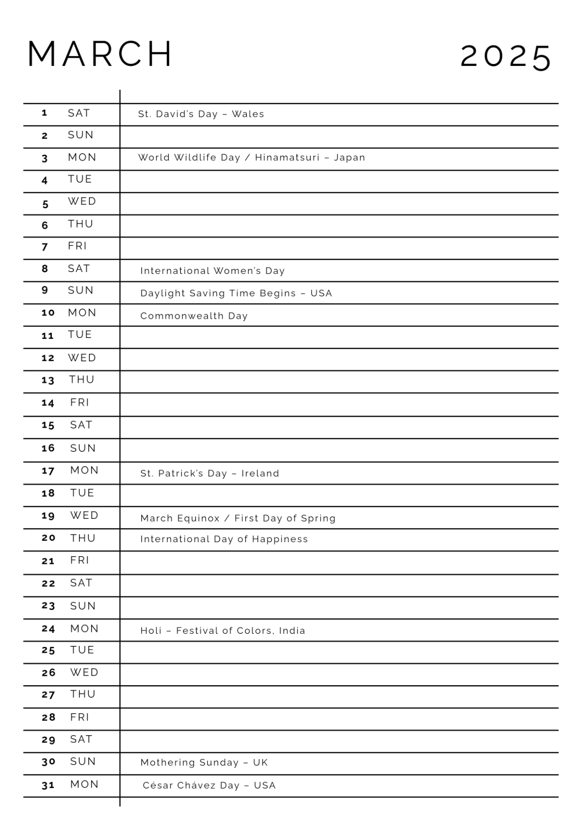 Free Law Firm Yearly Calendar Template to Edit Online