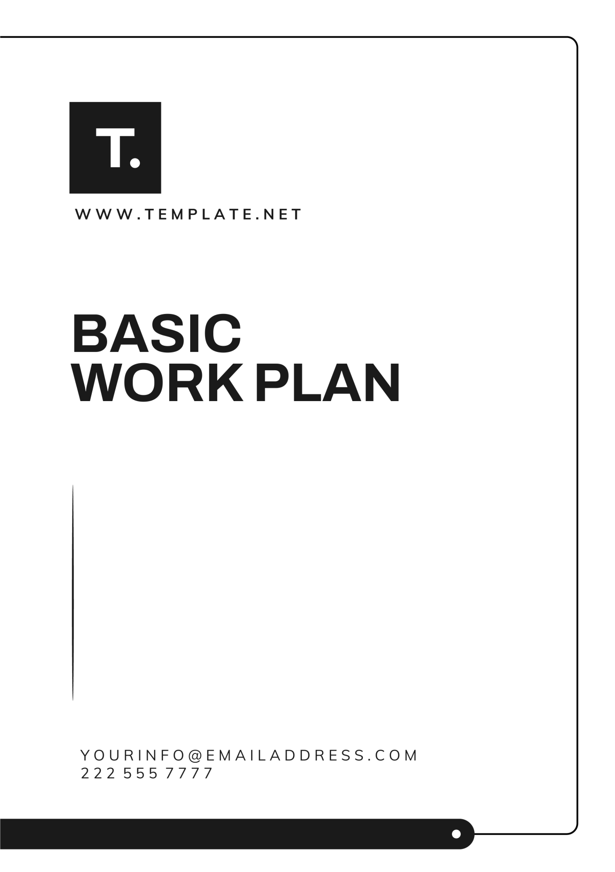 Basic Work Plan Template - Edit Online & Download