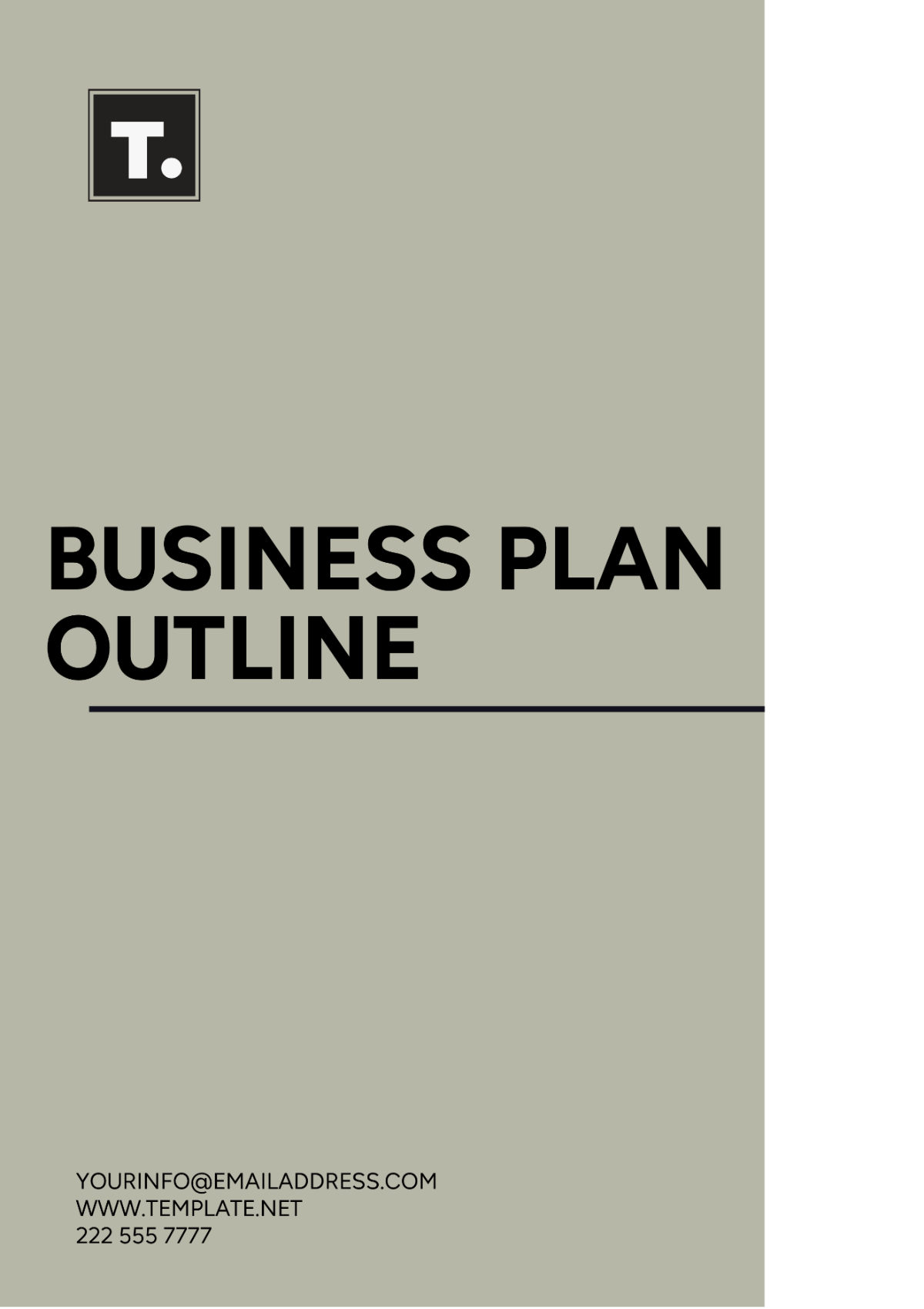 Free Business Plan Outline Template