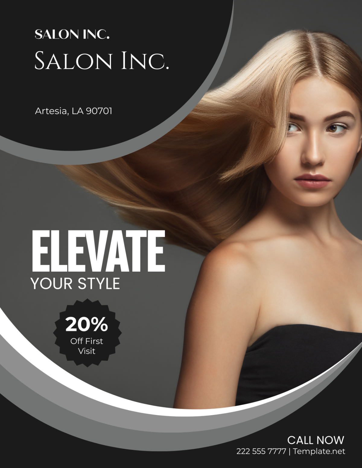 Salon Marketing Flyer Template - Edit Online & Download