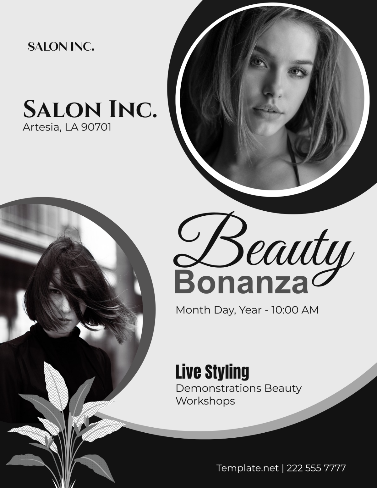 Salon Invitation Flyer