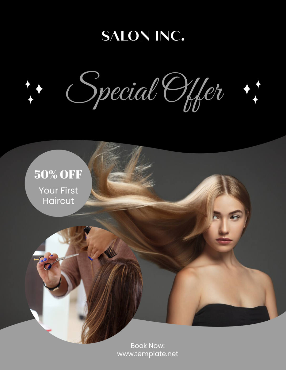 Free Salon Special Offer Flyer Template
