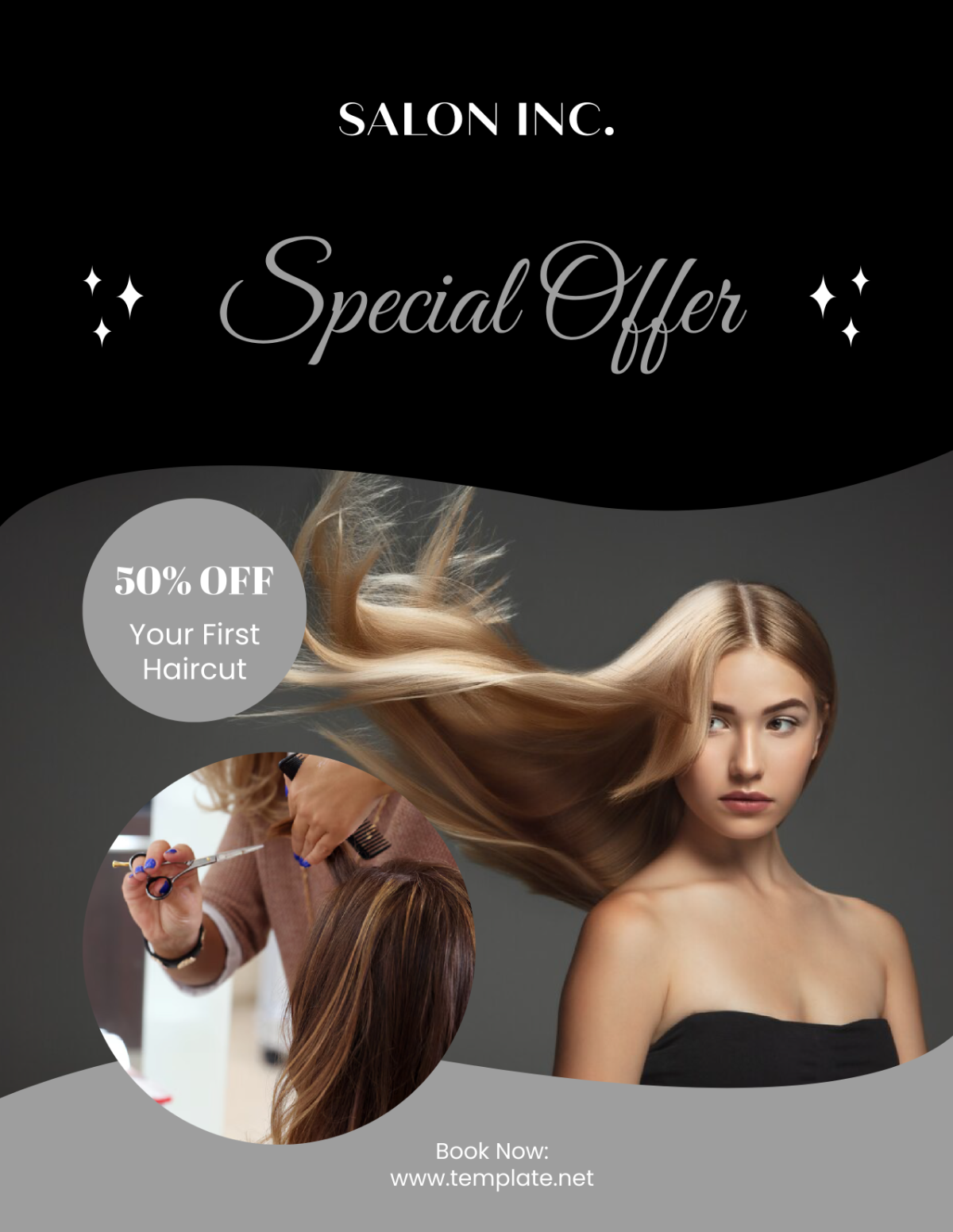 Salon Special Offer Flyer Template - Edit Online & Download