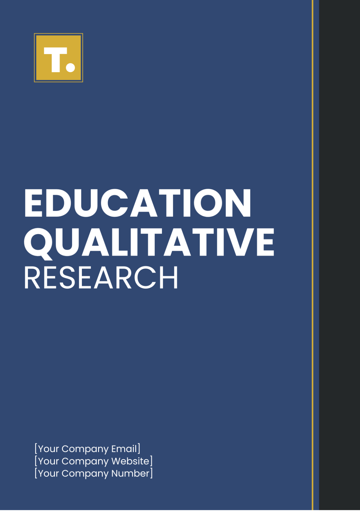 Education Qualitative Research Template - Edit Online & Download