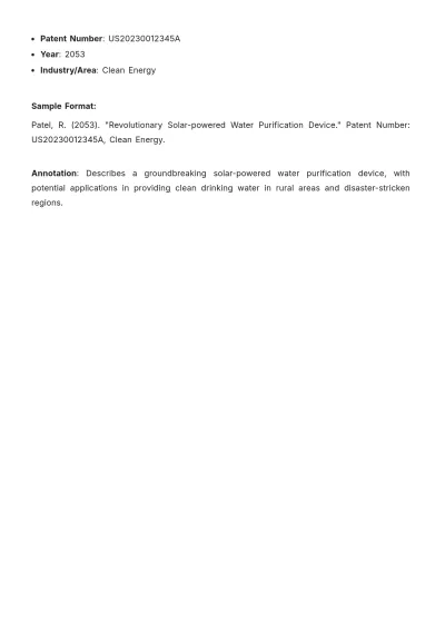 Free Scientific Bibliography Template to Edit Online