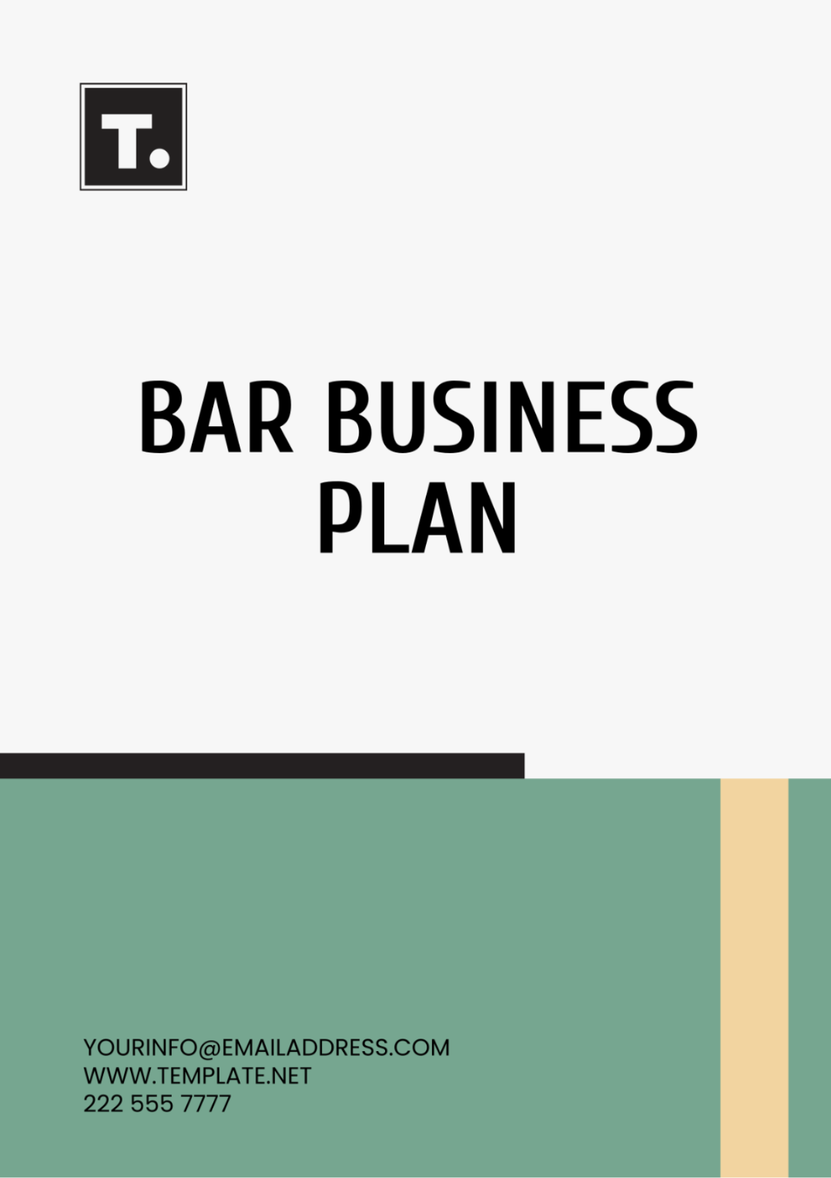 Free Bar Business Plan Template