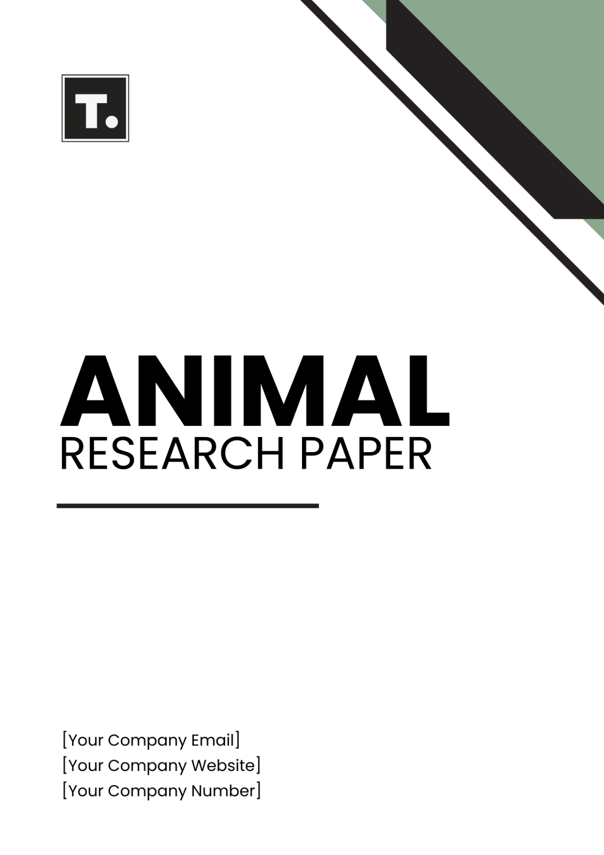 Free Animal Research Paper Template - Edit Online & Download | Template.net