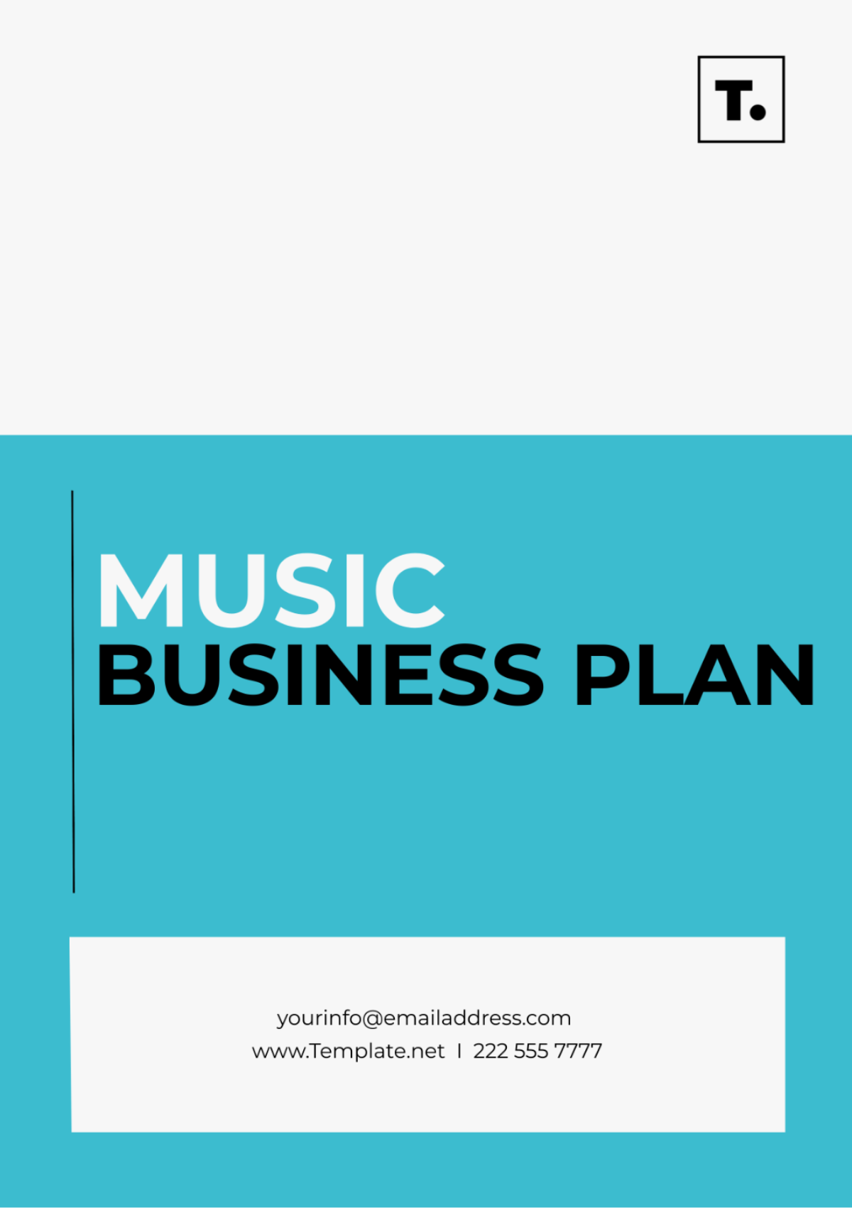 Free Music Business Plan Template