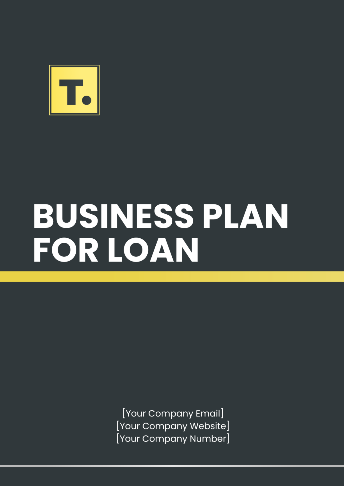 Business Plan for Loan Template