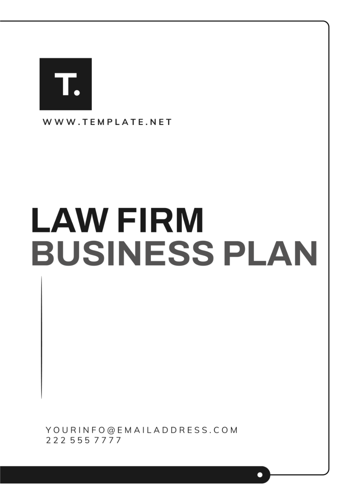 Free Law Firm Business Plan Template