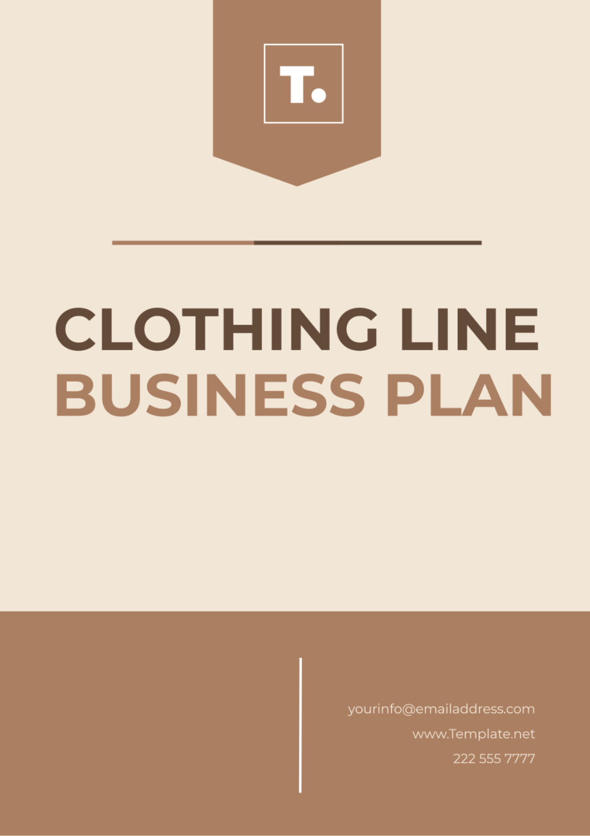 Free Clothing Line Business Plan Template