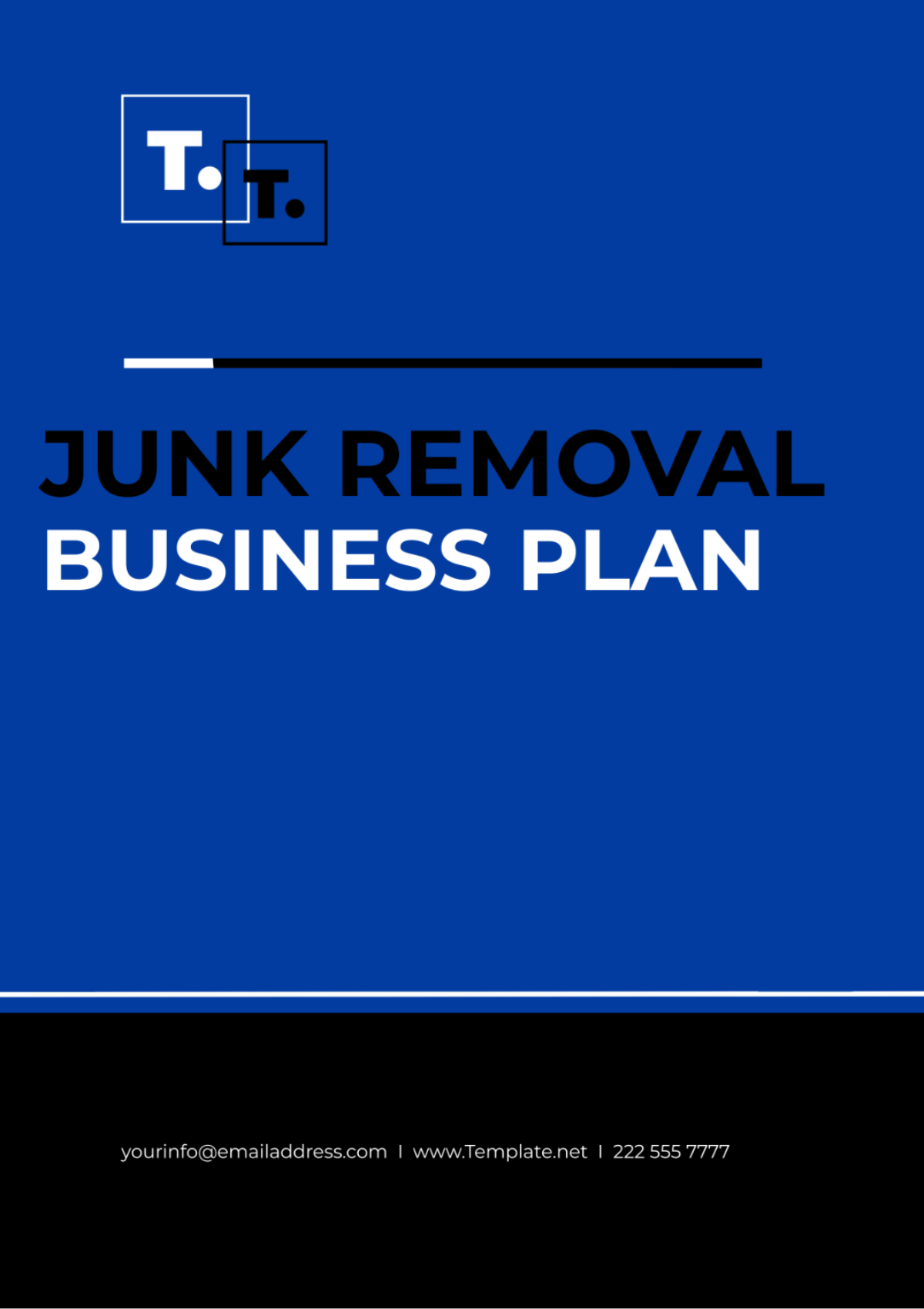 Free Junk Removal Business Plan Template