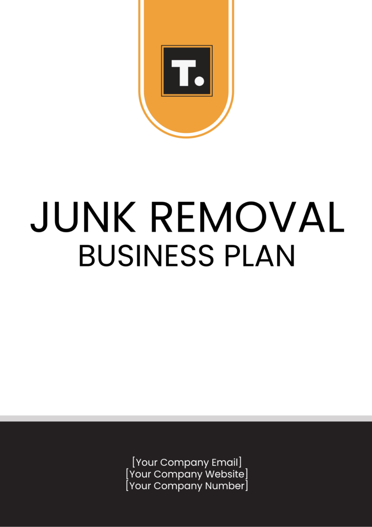 Junk Removal Business Plan Template - Edit Online & Download