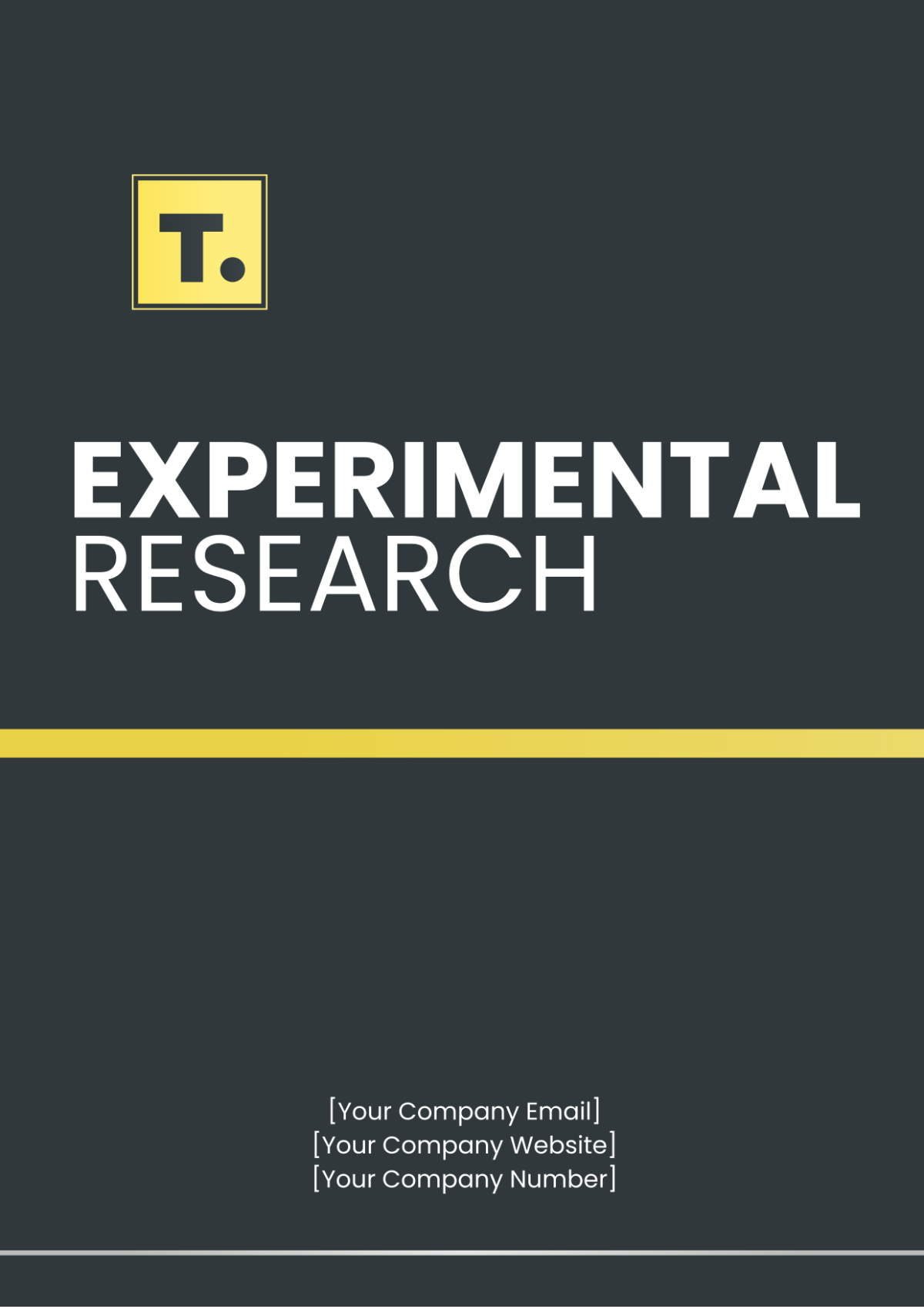 Experimental Research Template - Edit Online & Download